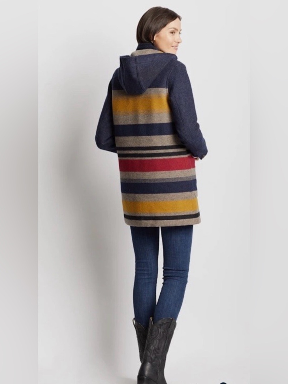 Pendleton camp stripe wool quilted jacket - Picture 2 of 8